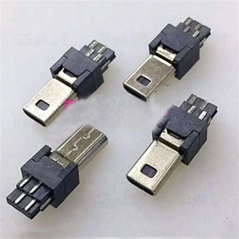 1000pcs/lot 8 pin Mini USB Plug Male Connector High Quality Enironment friendly-in Connectors ...