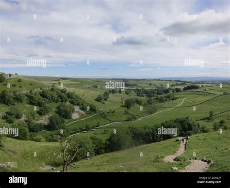 The Pennine Way National Trail Long-distance hiking trail. England. UK ...