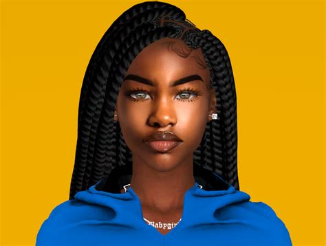 A Cute Black Girl — Aleah Streeter - Sim Download Traits -Pretty... in 2021 | Toddler hair sims ...
