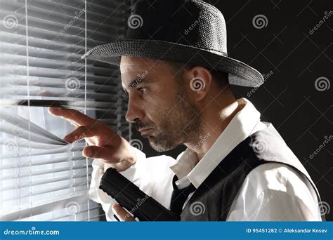 A private detective stock photo. Image of surveillance - 95451282