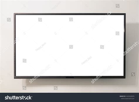 Modern Widescreen Tv Set Blank Screen Stock Photo 1655563870 | Shutterstock