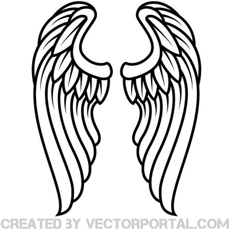 Angel Wings Clip Art Free Printable