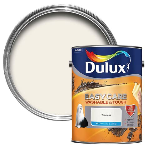 Dulux Easycare Timeless Matt Emulsion paint 5L | Departments | DIY at B&Q