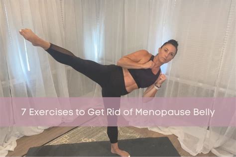 7 Exercises to Get Rid of Menopause Belly (Martial Arts Inspired) | Meno Method