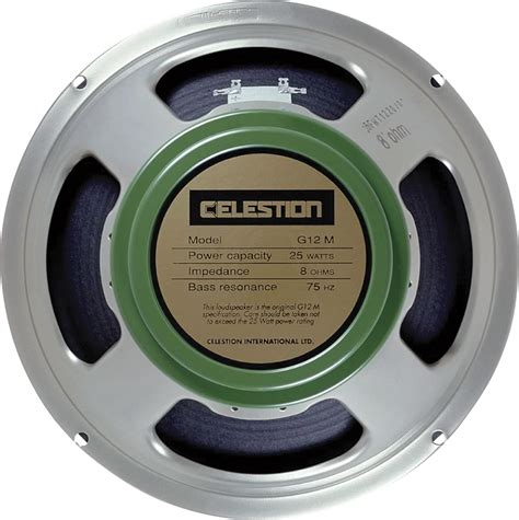 Speaker - G12M "Greenback", 12 in., 25W, Celestion | Amplified Parts