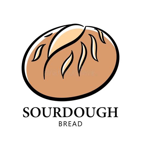 Sourdough Bread Black White Stock Illustrations – 163 Sourdough Bread ...