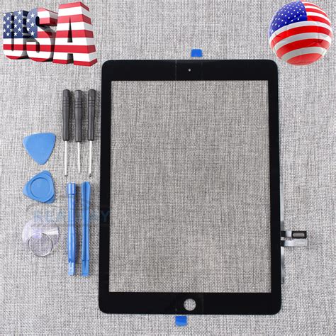 Black LCD Touch Screen Digitizer Replacement For 2018 iPad 6 6th Gen ...