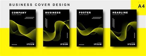 Premium Vector | Set of business cover design