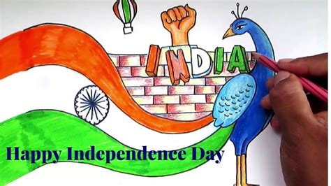 Independence Day Drawing Ideas - Create free independence day flyers ...