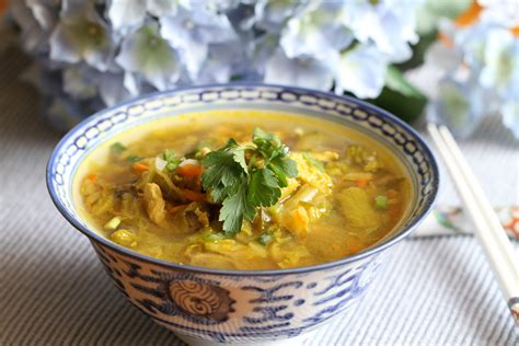 Napa Cabbage Soup - Shirley Plant