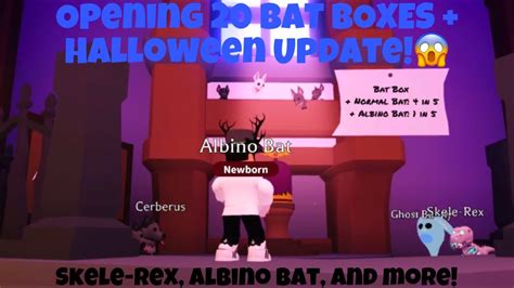 Opening 20 BAT BOXES In Adopt Me + Halloween Update!😱 - YouTube