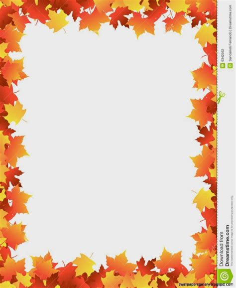 Autumn Leaves Borders Free Clip Art images (With images) | Free clip art, Borders free, Borders ...