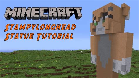 Minecraft Tutorial: StampyLongHead Statue - YouTube