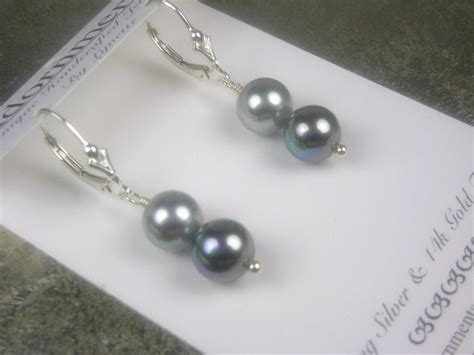 Earrings SMALL Double Majorica Pearls