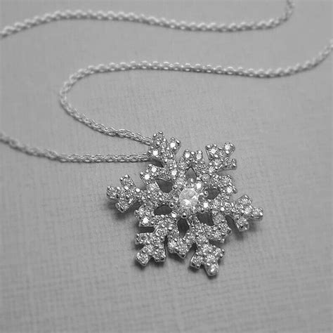 Snowflake Necklace - Etsy