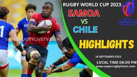 Samoa Vs Chile HIGHLIGHTS 2023 | RUGBY WORLD CUP