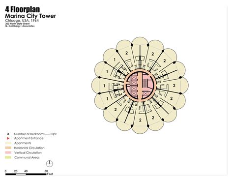 Marina City Tower-floorplan