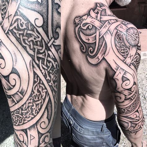 Instagram photo by Sean Parry • Jul 28, 2016 at 3:06pm UTC | Celtic sleeve tattoos, Viking ...