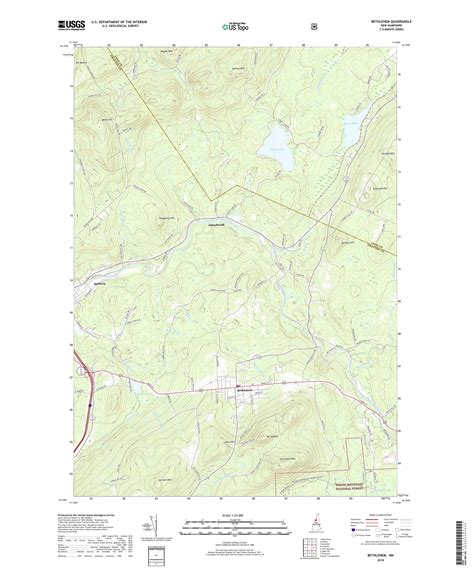 MyTopo Bethlehem, New Hampshire USGS Quad Topo Map