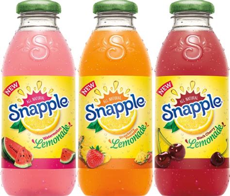 Snapple Debuts Three New Lemonade Flavors