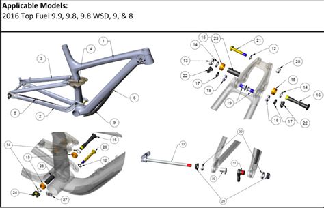 2018 Trek Top Fuel 9.8 SL bearing sizes- Mtbr.com