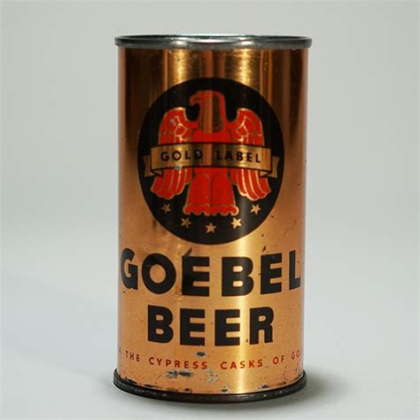 Goebel Gold Label Beer Can OI 345 at Breweriana.com