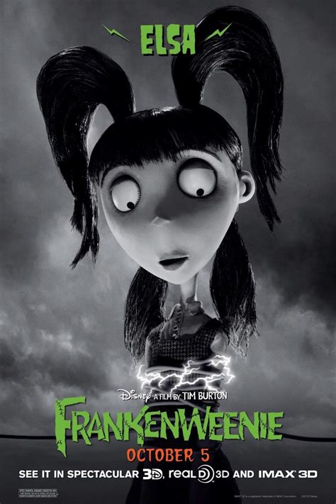 Movie Poster Inspiration: Frankenweenie | Tim burton animation, Tim ...