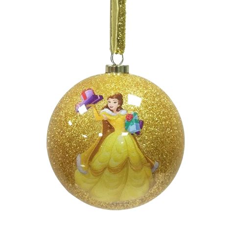 Disney Princess Set Of 7 Christmas Baubles