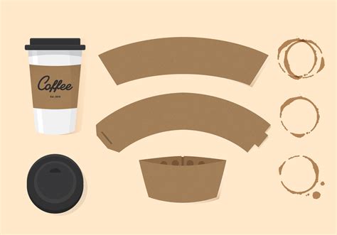 Coffee Cup Sleeve Vector Art, Icons, and Graphics for Free Download