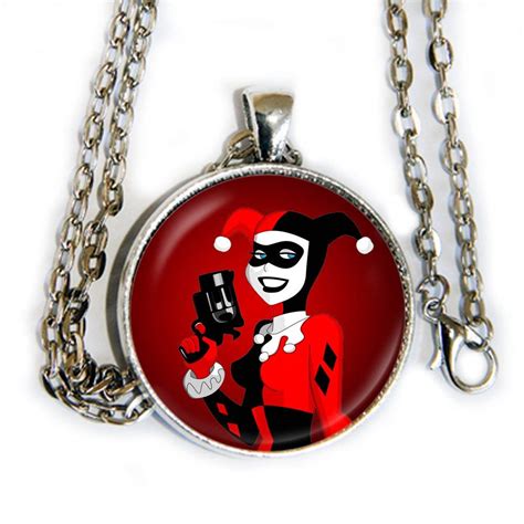 Amazon.com: Harley Quinn inspired - pendant necklace - HM: Handmade