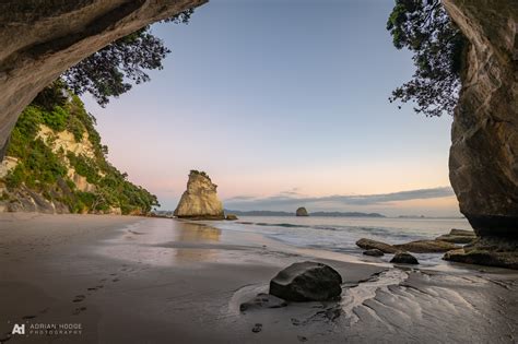 Cathedral Cove Sunrise - Adrian Hodge Photography