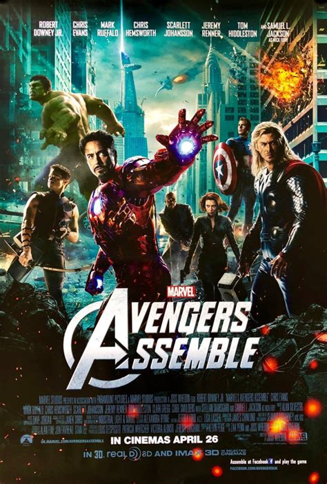 Avengers font movie poster - colorstaia