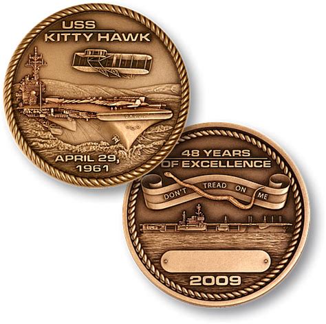 USS Kitty Hawk Decommissioning Coin