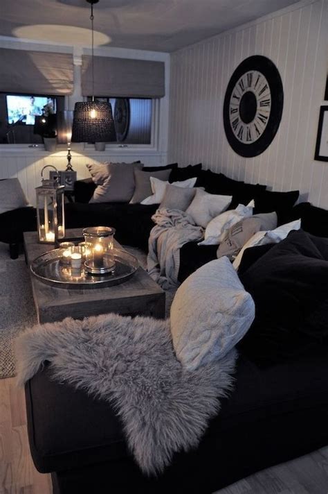 48 Black and White Living Room Ideas - Decoholic - Home Decor ...