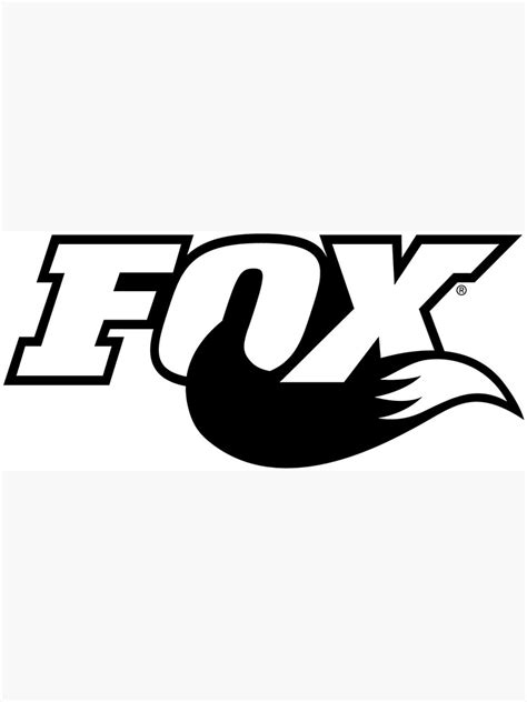 "Fox mtb logo" Sticker for Sale by MTBfan | Redbubble