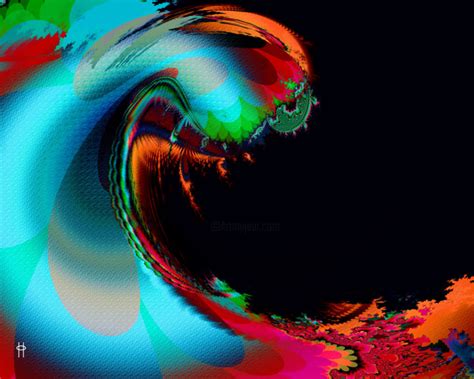 A New Wave, Digital Arts by Jim Pavelle | Artmajeur