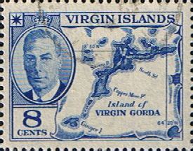 British Virgin Islands Stamps 1952 King George VI Sheep SG 141 Fine Used Scott 107 Other Virgin ...