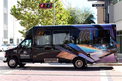 Hilton | Ford E-Series shuttle bus in Houston, Texas. | So Cal Metro ...