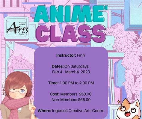 Anime Drawing Class | Ingersoll Creative Arts Centre