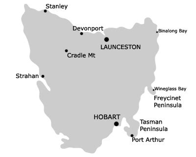 Tasmania map | Australia places to visit, Tasmania, South pacific