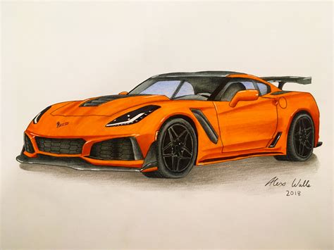 Draw A Corvette