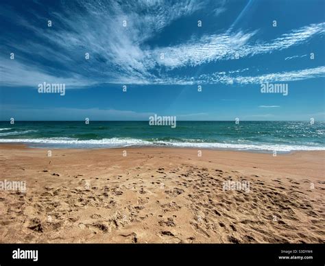 Sunny day at the beach Stock Photo - Alamy