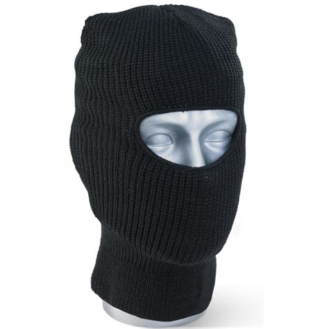 Black Acrylic Balaclava for Extreme Cold Weather | GlovesnStuff