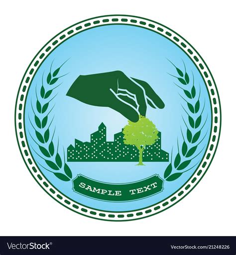 Green tree logo Royalty Free Vector Image - VectorStock