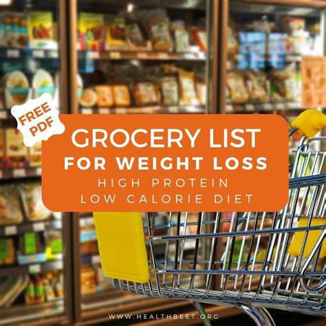 My Healthy Grocery List for Weight Loss {with Printable PDF} - Health Beet