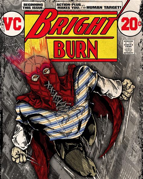 Action comics BRIGHTBURN!! 13x19 Print on Storenvy