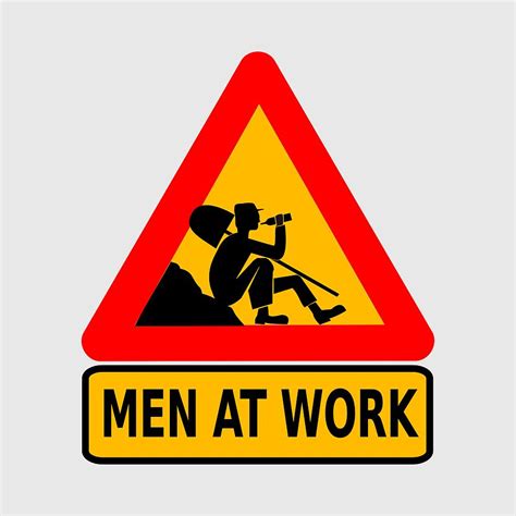 Men At Work with A Drink Digital Art by Movie Poster Prints - Fine Art ...