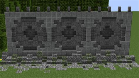 Here is a wall design that I made, (inspired by: @blocktimal IG) : r ...