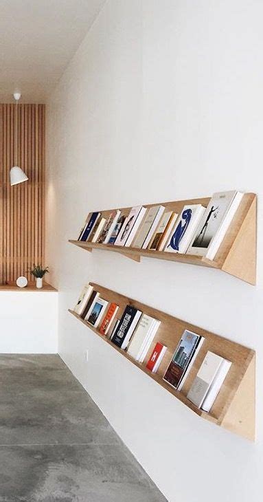 Clean, simple DIY minimalist bookshelf display. Minimalist Furniture ...