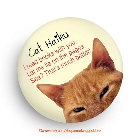 Funny Fridge Magnets Funny Gift Funny Cat Magnet-haiku - Etsy